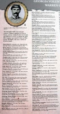 Muster Roll of Company D, 5th Regiment Marker. Click for full size. Muster Roll of Company D, 5th Regiment Marker image. Click for full size.