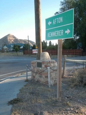 Old Oregon Trail Marker. Click for full size. Old Oregon Trail Marker image. Click for full size.