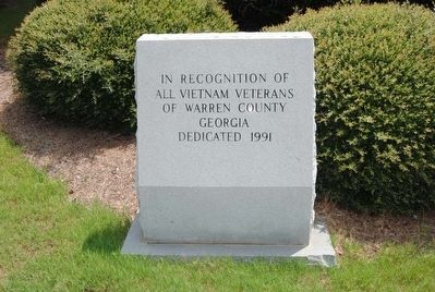 Warren County Vietnam Veterans Monument image. Click for full size.