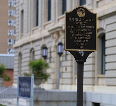 Bluefield Historic District Marker image. Click for full size.