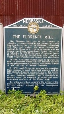 The Florence Mill Marker image. Click for full size.