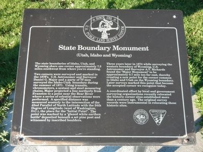 State Boundary Monument Marker image. Click for full size.