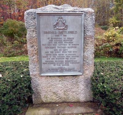 Limehill Battlefield Marker. Click for full size. Limehill Battlefield Marker image. Click for full size.