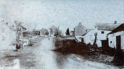 Bridge over Rocky Fountain Creek, 1870 image. Click for full size.