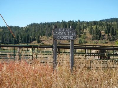 Historic Lander Trail Crossing image. Click for full size.