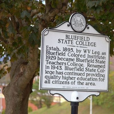 Bluefield State College Marker image. Click for full size.