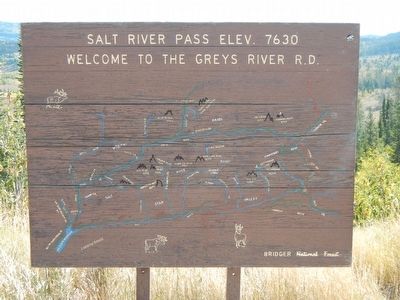 Map of the Greys River Ranger District image. Click for full size.