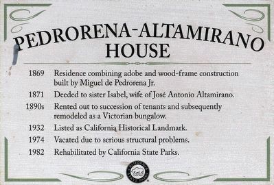 Pedrorena-Altamirano House image. Click for full size.