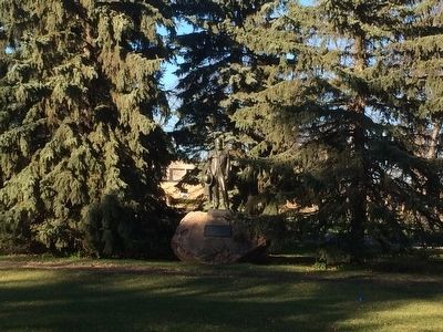 View of the Andrew Melgaard Statue image. Click for full size.