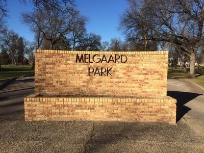 Melgaard Park Entrance image. Click for full size.