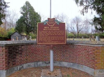 1804 Quaker Meeting House Marker image. Click for full size.
