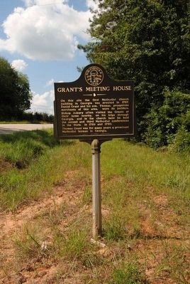 Grant's Meeting House Marker. Click for full size. Grant's Meeting House Marker image. Click for full size.