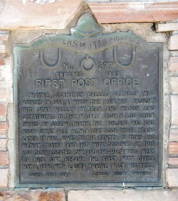 First Post Office Marker image. Click for full size.