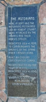 The Astorians Marker. Click for full size. The Astorians Marker image. Click for full size.