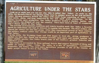 Agriculture under the Stars Marker image. Click for full size.