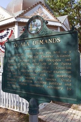 Ocala Demands Marker. Click for full size. Ocala Demands Marker image. Click for full size.
