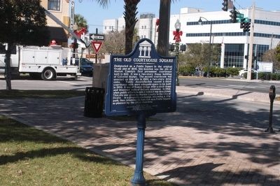 The Old Courthouse Square Marker image. Click for full size.