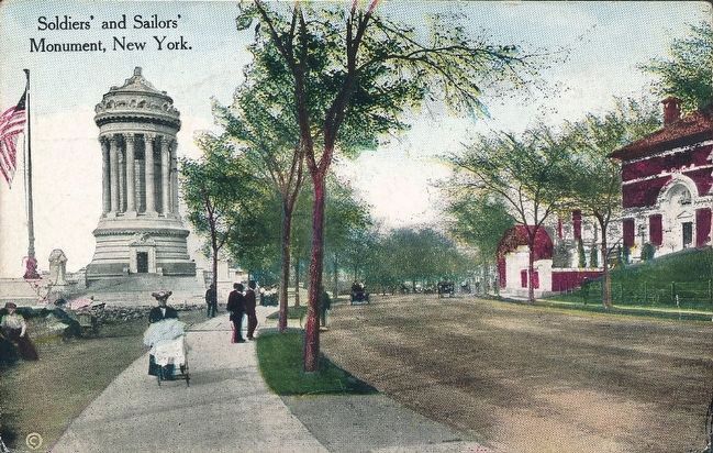 <i>Soldiers' and Sailors' Monument, New York.</i> image. Click for full size.