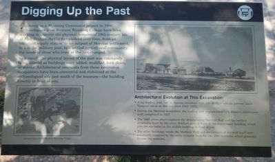 Digging Up the Past Marker image. Click for full size.
