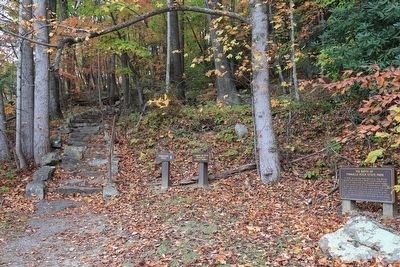 The Birth of Pinnacle Rock State Park Marker. Click for full size. The Birth of Pinnacle Rock State Park Marker image. Click for full size.