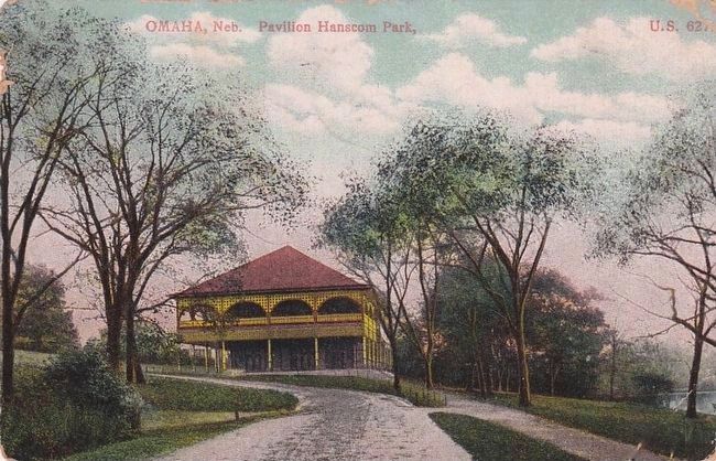 <i>OMAHA, Neb. Pavilion Hanscom Park.</i> image. Click for full size.