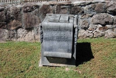 Eliza J. Simpson (d. 1869)<br>Died in Her Sleep image. Click for full size.
