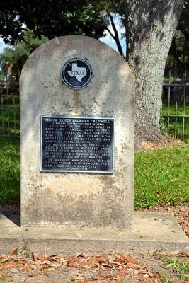 Major James Peckham Caldwell Marker. Click for full size. Major James Peckham Caldwell Marker image. Click for full size.