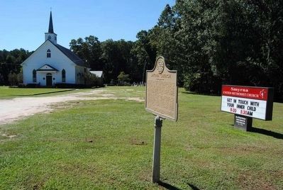 Smyrna Church Marker. Click for full size. Smyrna Church Marker image. Click for full size.