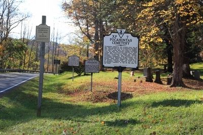 Three Markers Just Inside the Virginia State Line image. Click for full size.