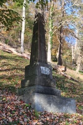 A Gravesite Monument near the Roadside image. Click for full size.