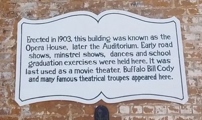 Opera House Marker. Click for full size. Opera House Marker image. Click for full size.