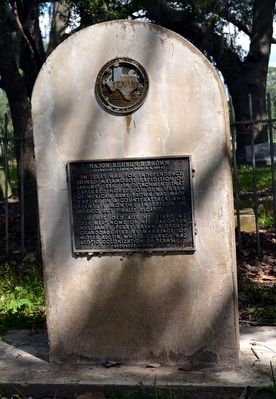 Major Reuben R. Brown Marker. Click for full size. Major Reuben R. Brown Marker image. Click for full size.