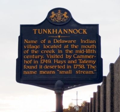 Tunkhannock Marker image. Click for full size.