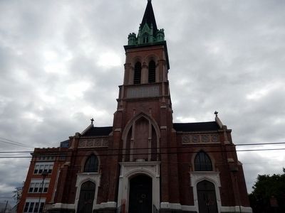 Sacred Heart Church-Front view. Click for full size. Sacred Heart Church-Front view image. Click for full size.