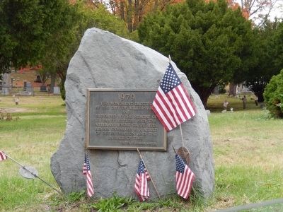 Early Settlers and War Veterans Memorial Marker image. Click for full size.