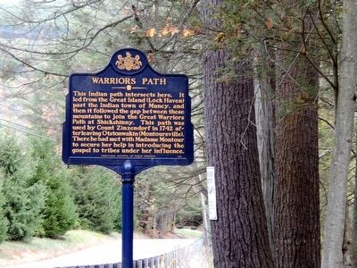 Warriors Path Marker image. Click for full size.