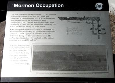Mormon Occupation Marker. Click for full size. Mormon Occupation Marker image. Click for full size.