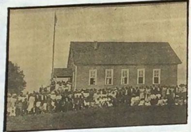 First Rosenwald School (Photo from marker) image. Click for full size.