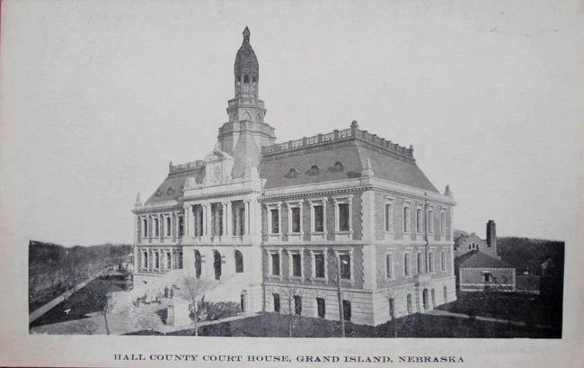 <i>Hall County Court House, Grand Isle, Nebraska</i> image. Click for full size.