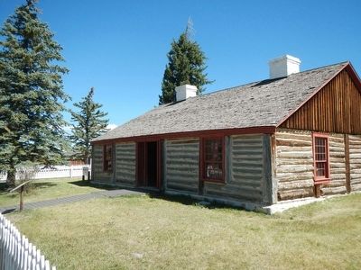 Officer's Quarters (log) Marker. Click for full size. Officer's Quarters (log) Marker image. Click for full size.