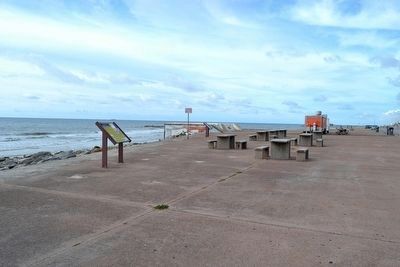 The Campeche/Galveston Island<br>and Birds of Galveston Markers. Click for full size. The Campeche/Galveston Island<br>and Birds of Galveston Markers image. Click for full size.