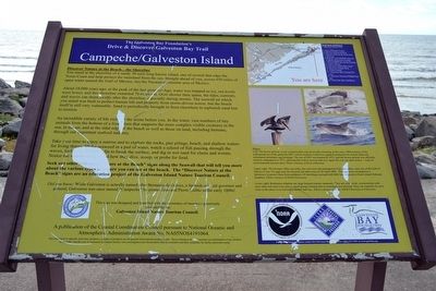 Campeche / Galveston Island Marker image. Click for full size.