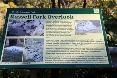 Russel Fork Overlook Marker image. Click for full size.