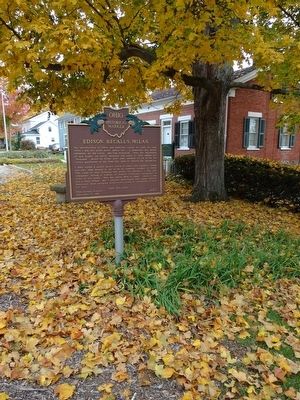 Edison Recalls Milan Marker image. Click for full size.