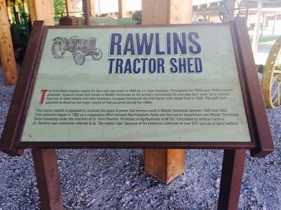 Rawlins Tractor Shed Marker image. Click for full size.