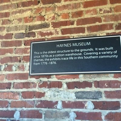 Haynes Museum Marker image. Click for full size.