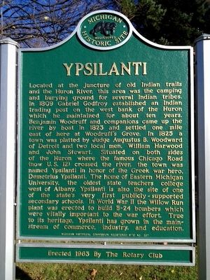 Ypsilanti Marker image. Click for full size.
