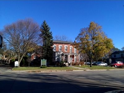 Ypsilanti Marker and Ypsilanti Historical Museum image. Click for full size.