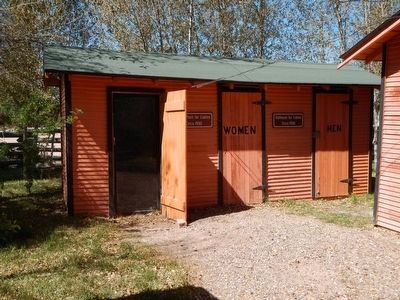 Orange and Black Garage Camp Cabins, the facilities image. Click for full size.