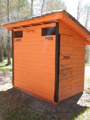 WPA Outhouse, circa 1940. Click for full size. WPA Outhouse, circa 1940 image. Click for full size.